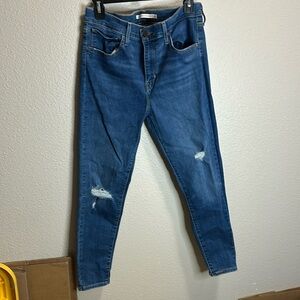 Levi’s high rise super skinny jeans